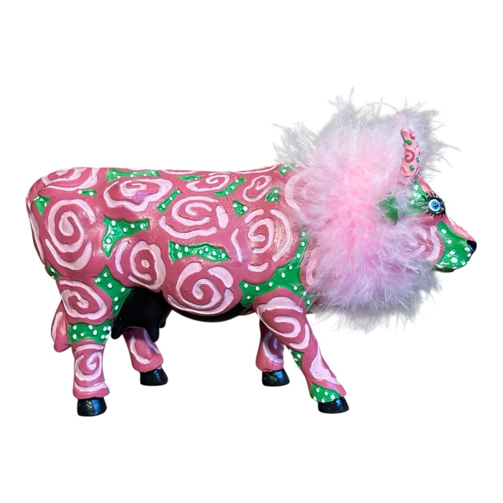 CowParade Figurine GlaMOOrus Whimsical Contemporary PopFolk Art Cow